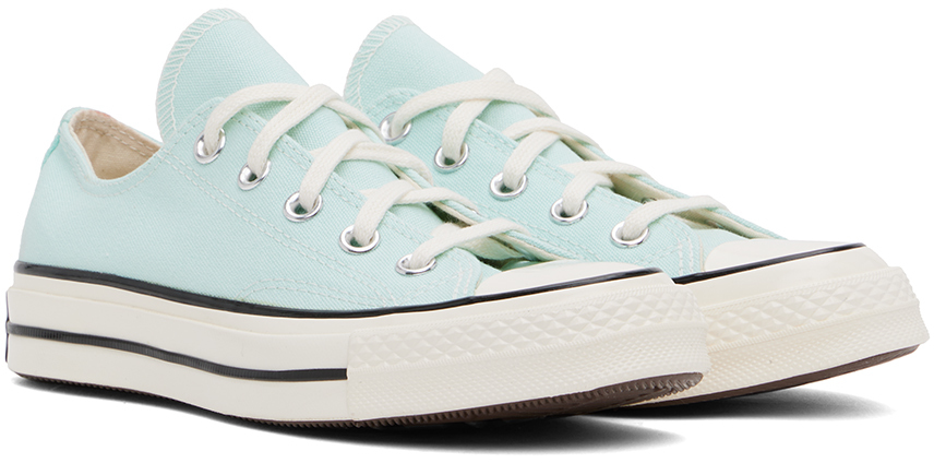 Синие низкие кроссовки Chuck 70 Converse, Polar beam/Egret/Black — фото 4