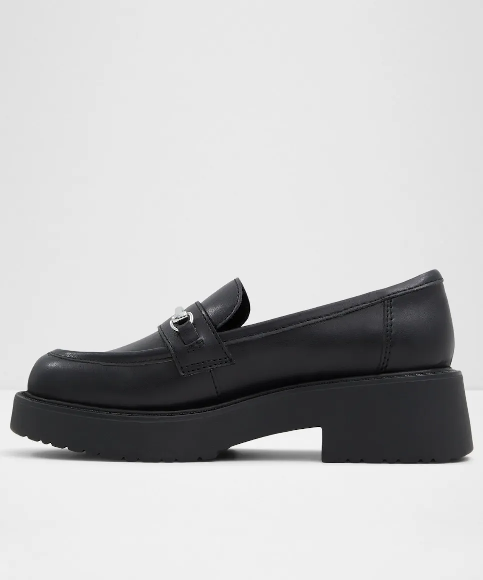 Женские мокасины с круглым носком Aldo, черный — фото 3