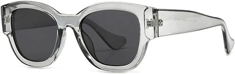 

Ретро солнцезащитные очки для женщин с заклепками, градиентные линзы, защита от УФ-излучения UV400, мужские солнцезащитные очки в стиле панк HDUBFY, Gray Gray