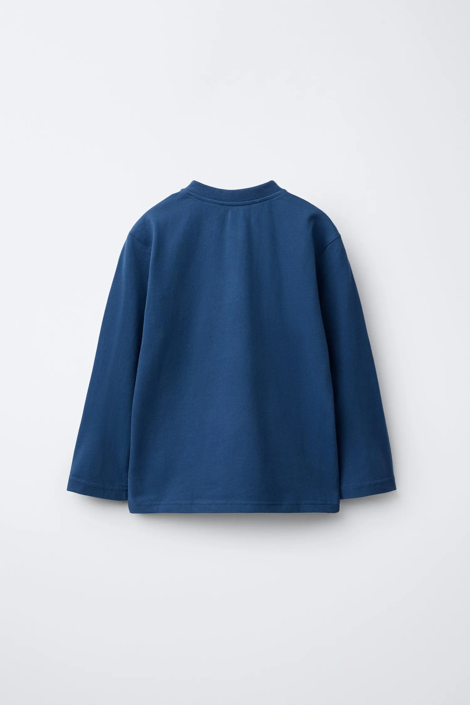 Для детей 6-14 лет / пижамный комплект в полоску Zara, синий — фото 3