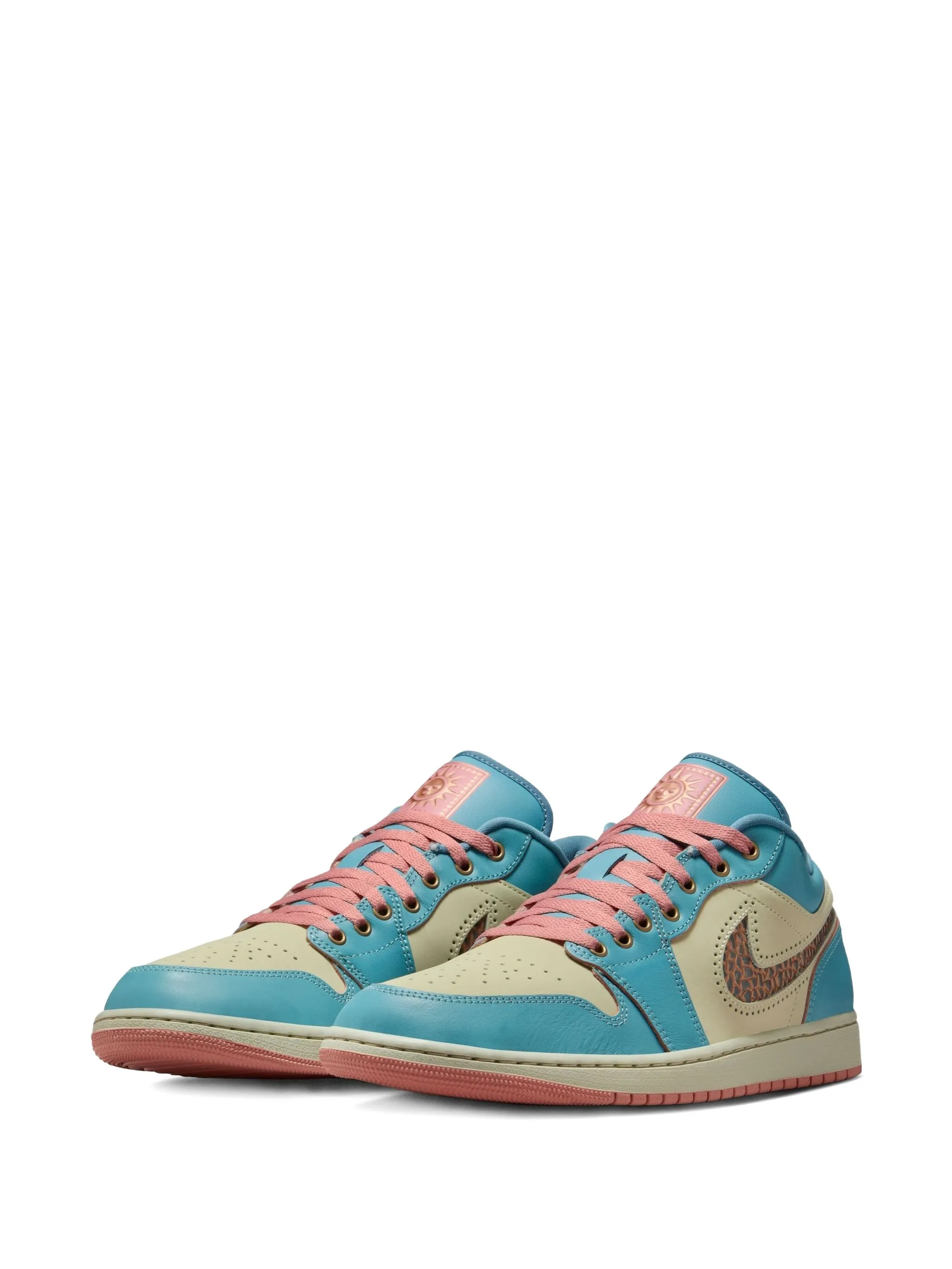 Кроссовки Air Jordan 1 на низкой шнуровке, синий — фото 2