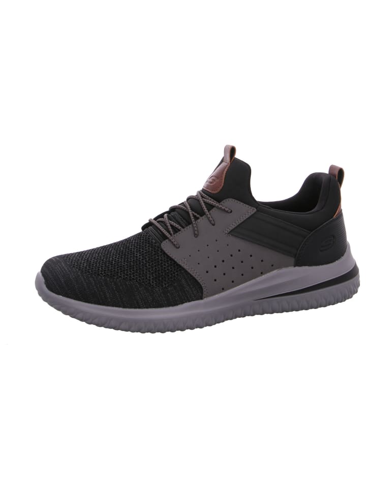 

Кроссовки на шнуровке Skechers, серый