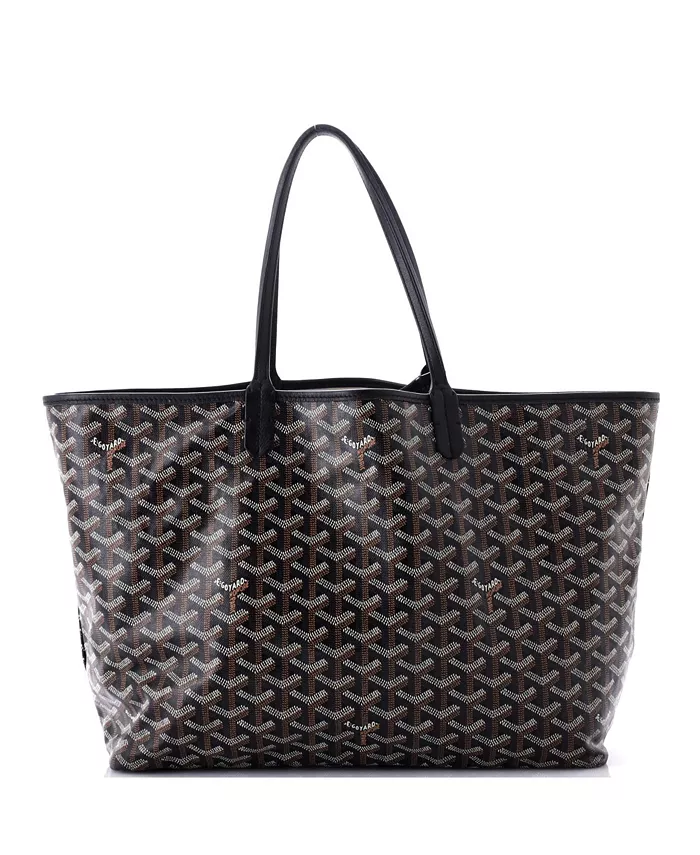

Сумка-тоут PM Saint Louis из лакированного холста Pre-Owned Goyard, черный
