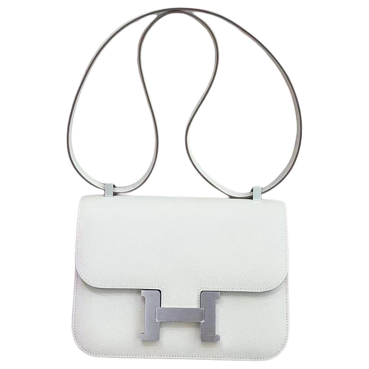

HERMES Сумка кросс-боди Constance 24 женская 10 Craie Milkshake White