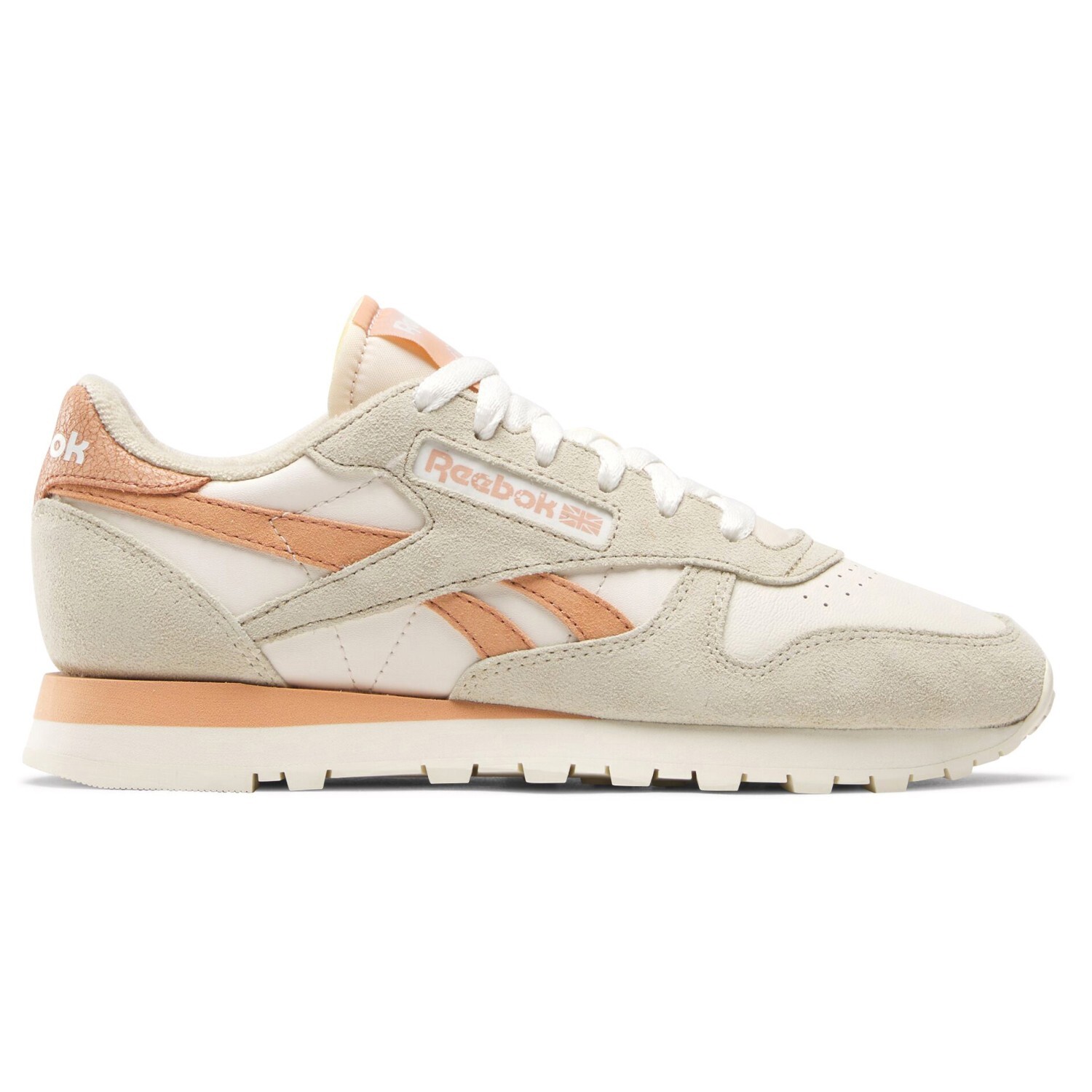 

Кроссовки Reebok Classic Leather, цвет Vintage Chalk/Classic Beige/Clay