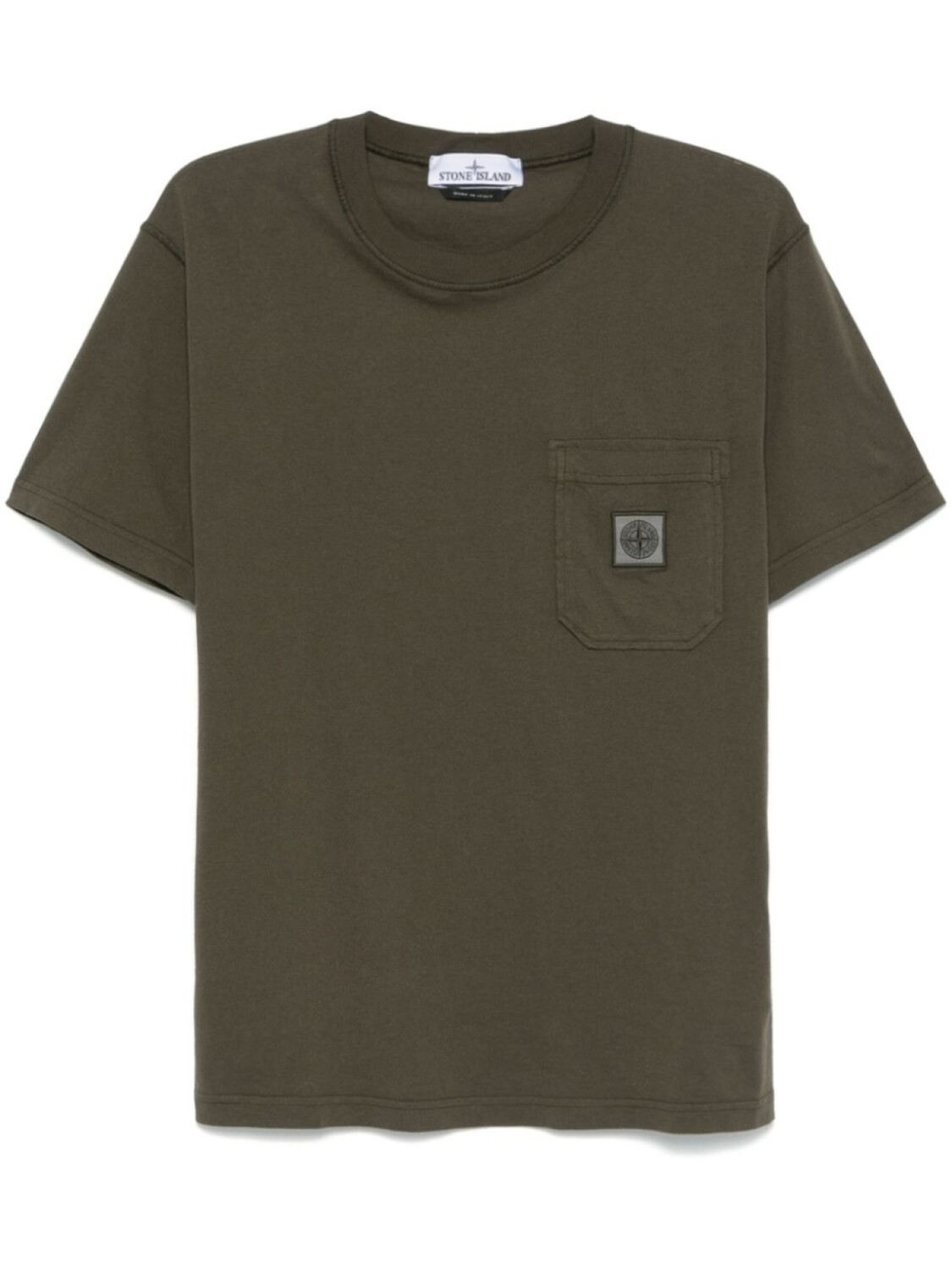 

Stone Island футболка с нашивкой Compass, зеленый