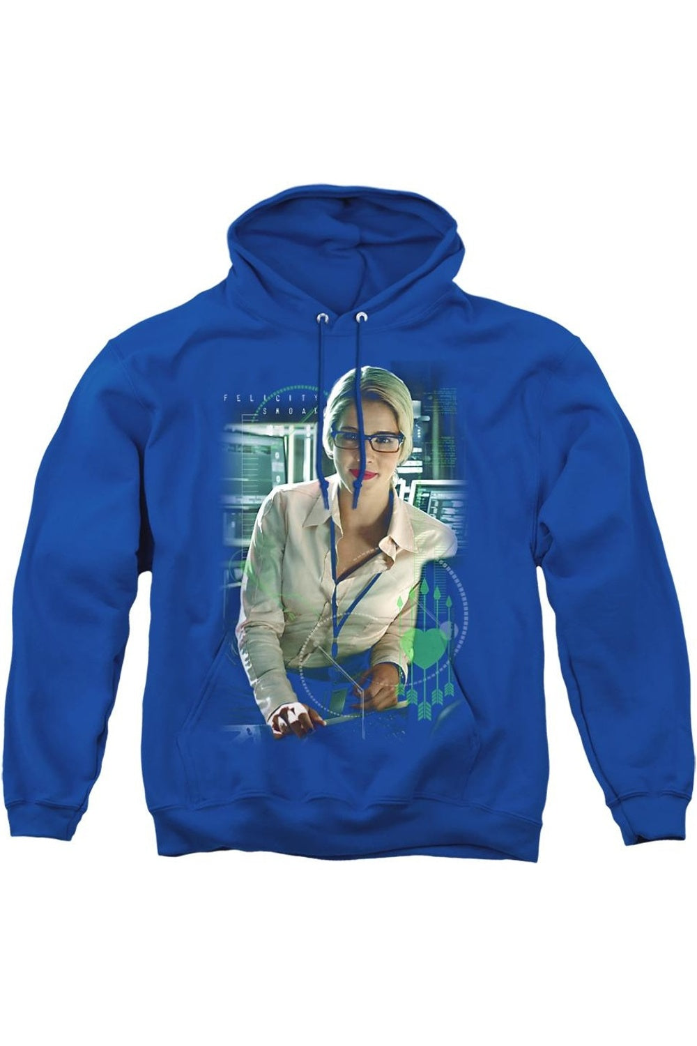

Arrow Felicity Smoak Adult Pull Over Hoodie / Толстовка с капюшоном Gildan, черный