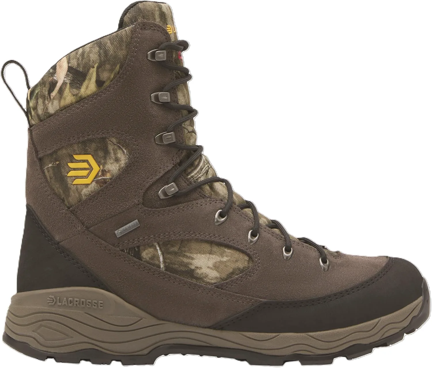 Мужские водонепроницаемые охотничьи ботинки LaCrosse Trailbreaker GTX 8" 400G, утепленные, из прочной замши и полиэстера