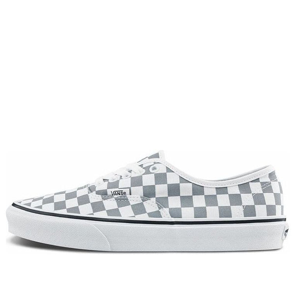 

Кроссовки authentic low tops casual skateboarding shoes gray white Vans, серый