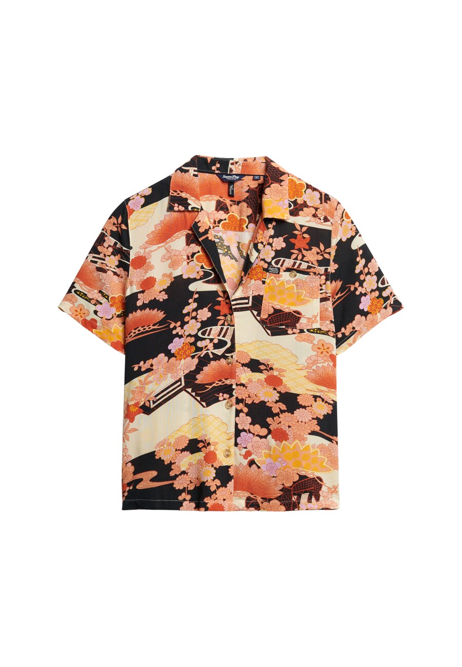 

Футболка Superdry Shirt, цвет apricot/salmon/light orange/dark orange/black