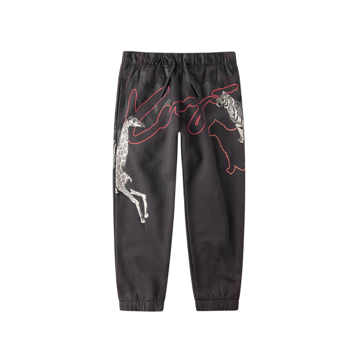

Детские трикотажные спортивные штаны KENZO, цвет Black