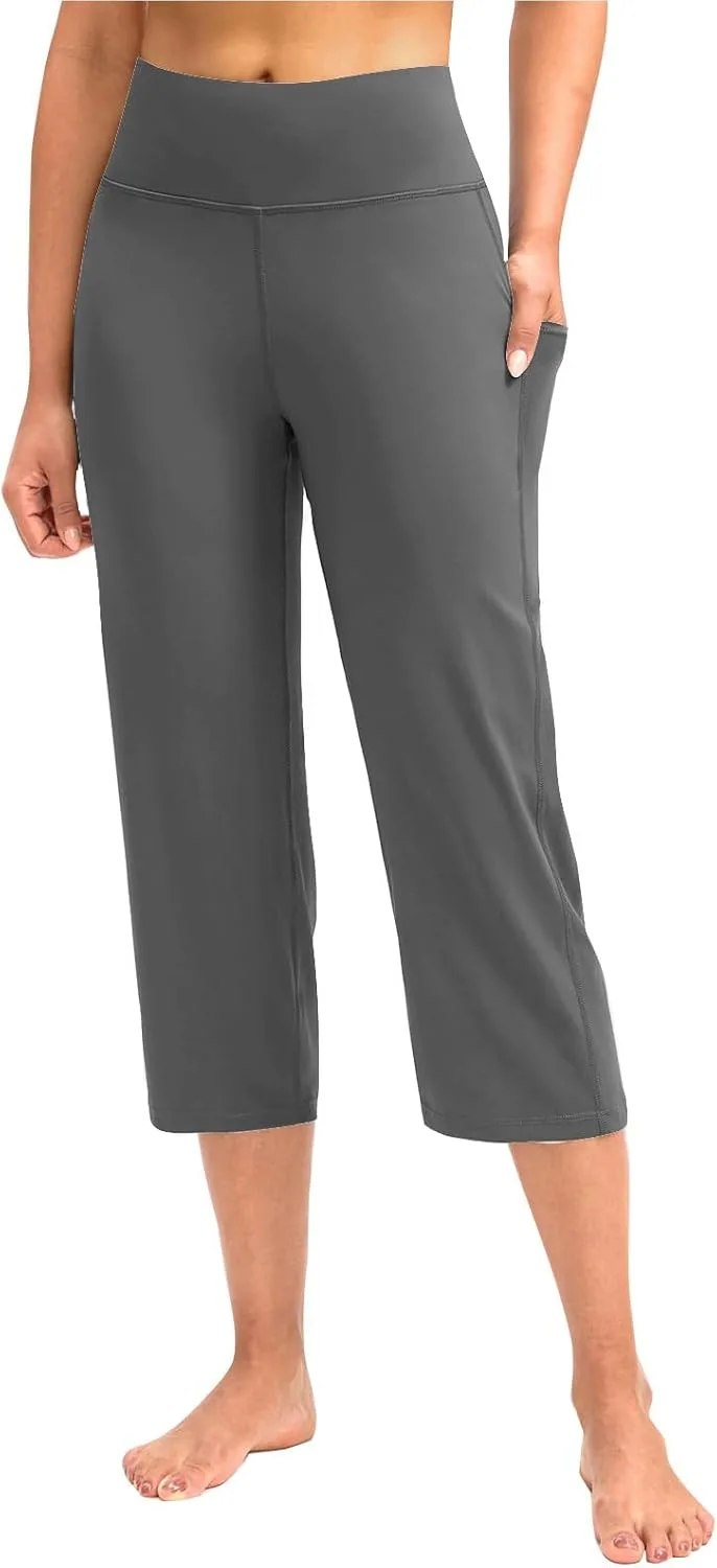 

Женские капри с контролем живота, высокие, эластичные