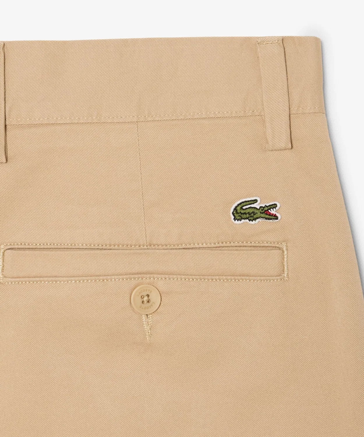 Слим-фит зауженные чинос из стрейч-хлопка, Lacoste, черный — фото 4