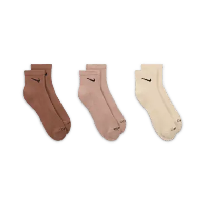 Носки Nike Everyday Plus Cushioned Training Ankle (3 шт), разноцветный — фото 3
