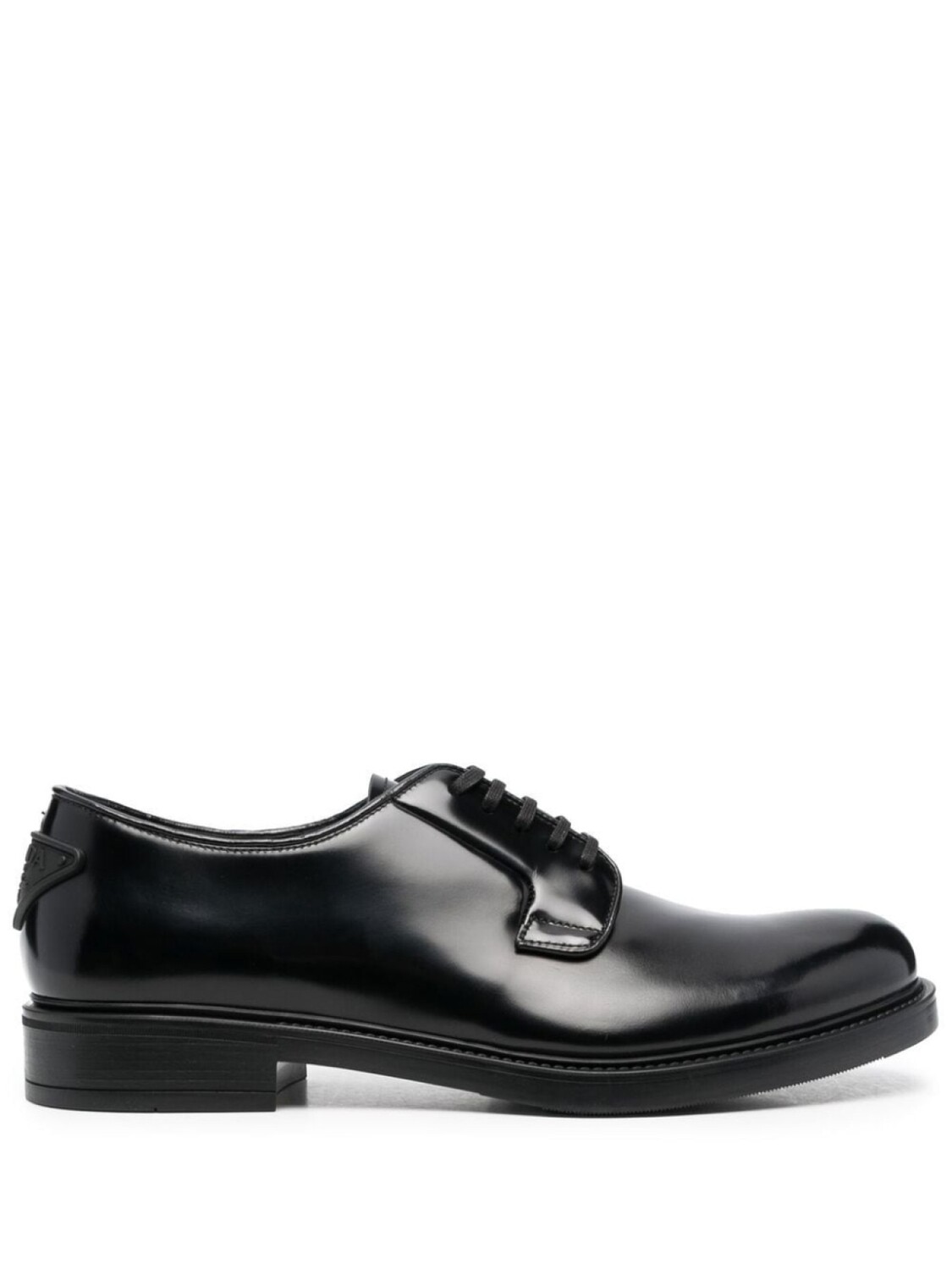 

Prada туфли дерби на шнуровке, черный
