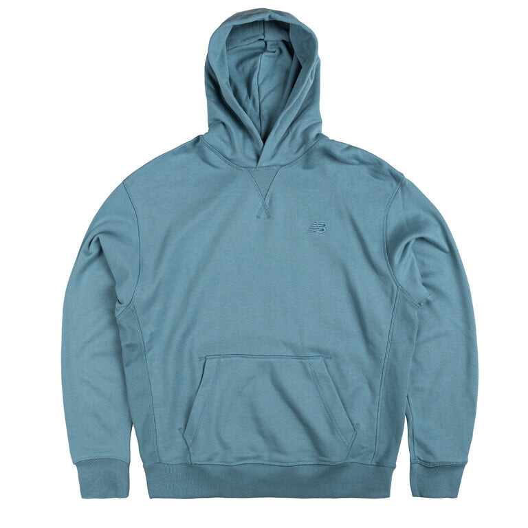 

Толстовка athletics french terry hoodie New Balance, голубой