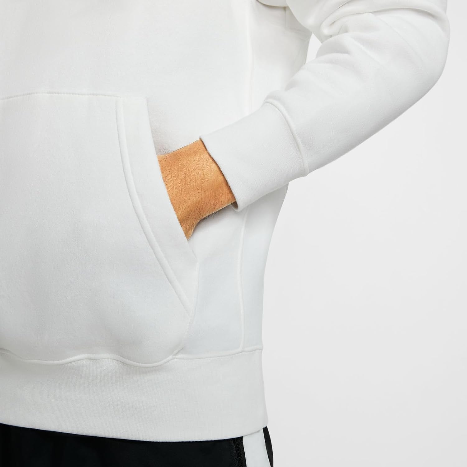 

Толстовка с капюшоном Nike Mens Sportswear Club, White/Black