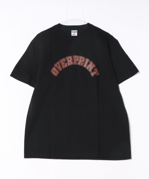 

Over print Футболка с принтом, коричневая