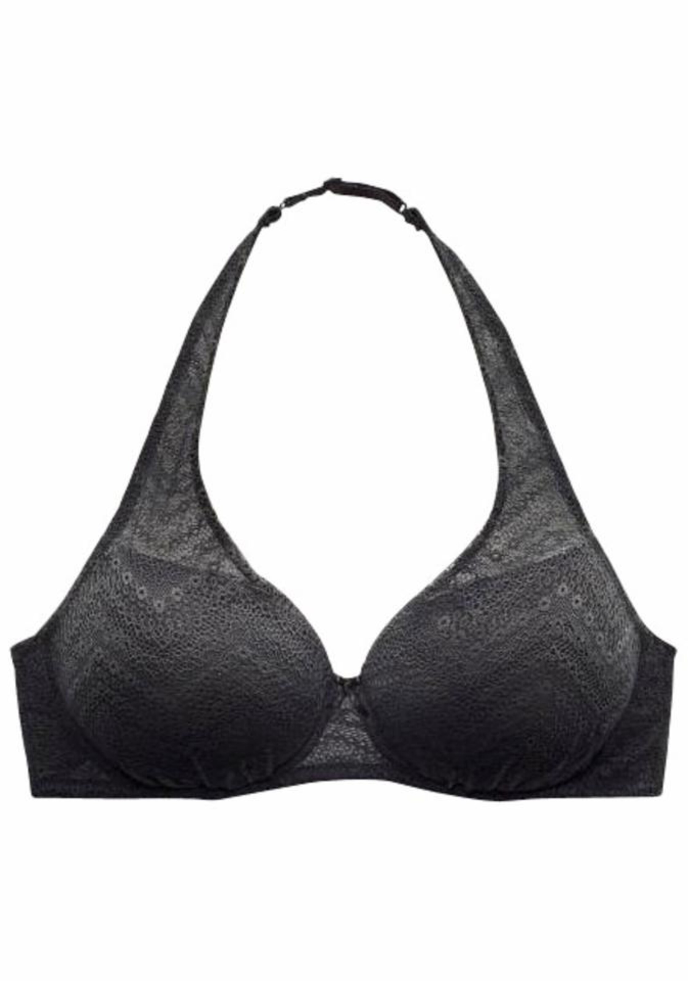 

LASCANA Бюстгальтер-майка в черном цвете