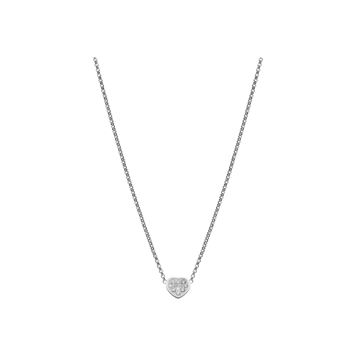 

Колье Chopard My happy hearts из белого золота с бриллиантами