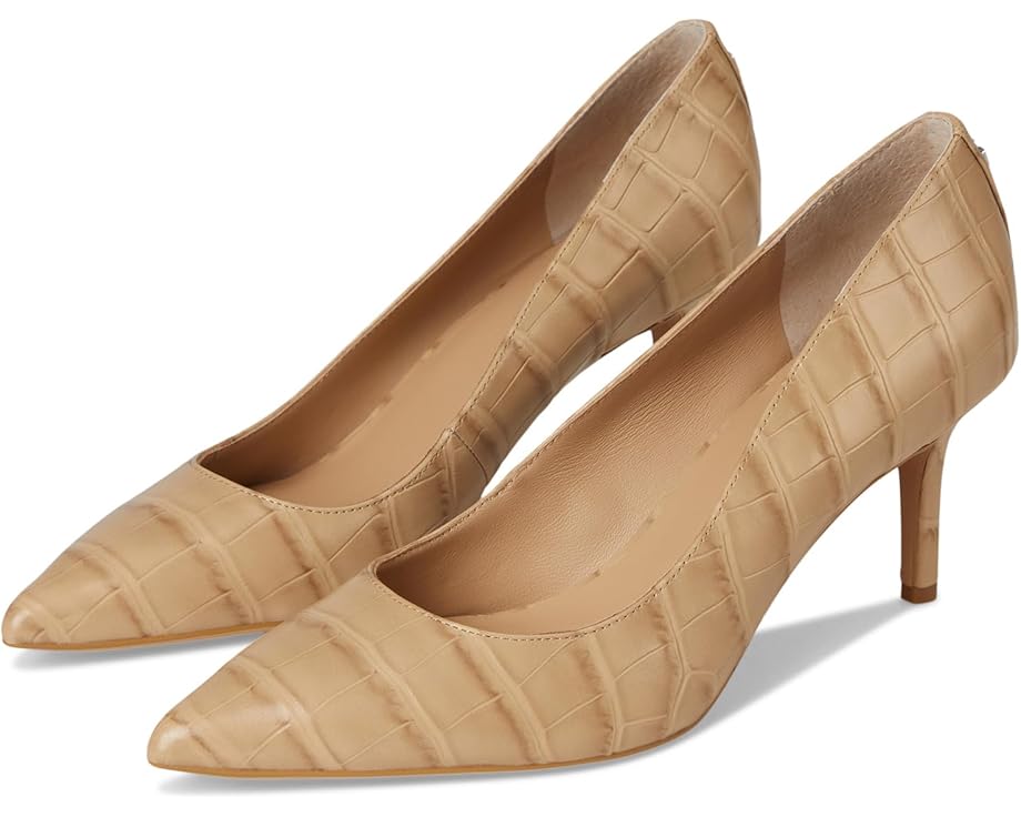 Туфли Lauren Ralph Lauren Lanette Crocodile Embossed Leather Pumps, цвет Dark Sand Dune