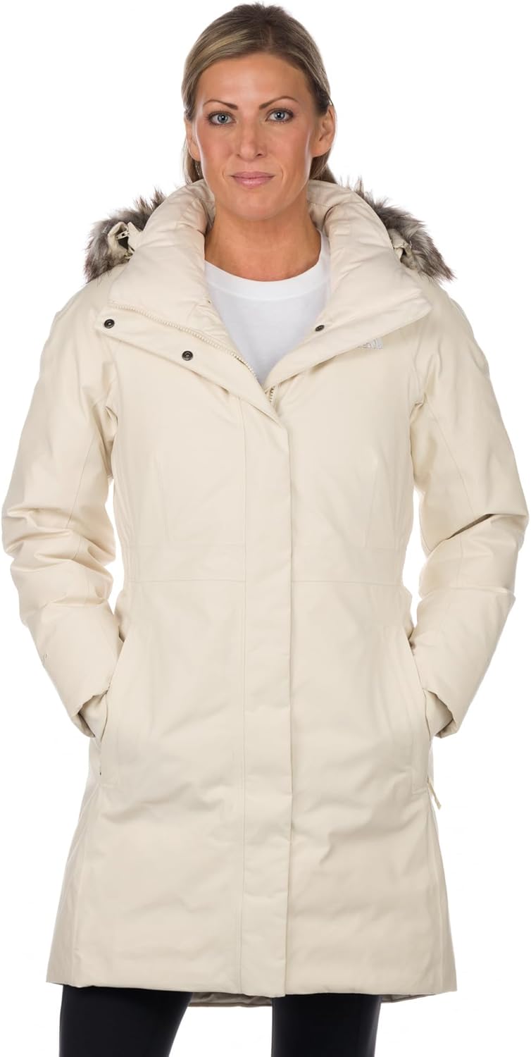 

The North Face Женская парка с застежкой-молнией спереди, Gardenia White