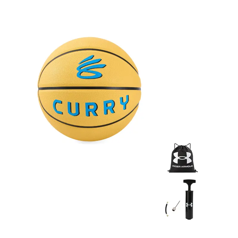 

Under Armour Баскетбольный мяч CURRY резиновый yellow размер 7 уличный тренировочный unisex