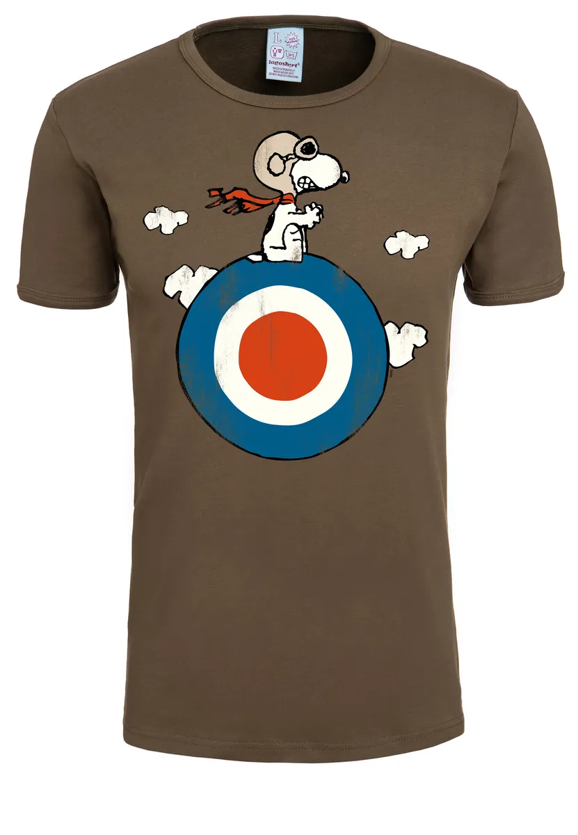 

Футболка Logoshirt "Peanuts - Snoopy Pilot", с лицензионным принтом, цвет Bunt