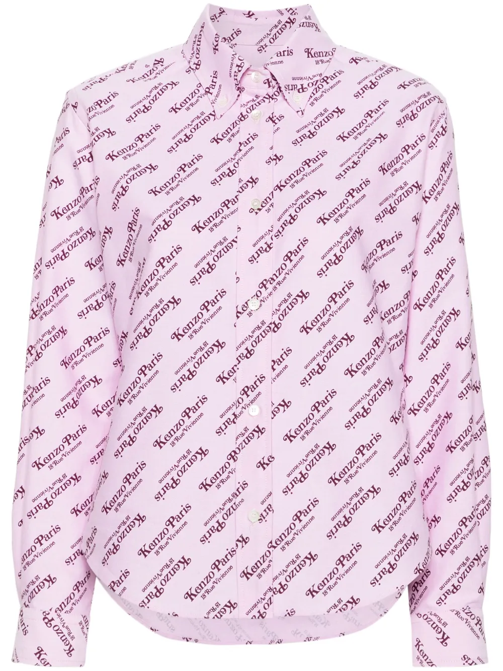 

Рубашка с логотипом KENZO, розовый