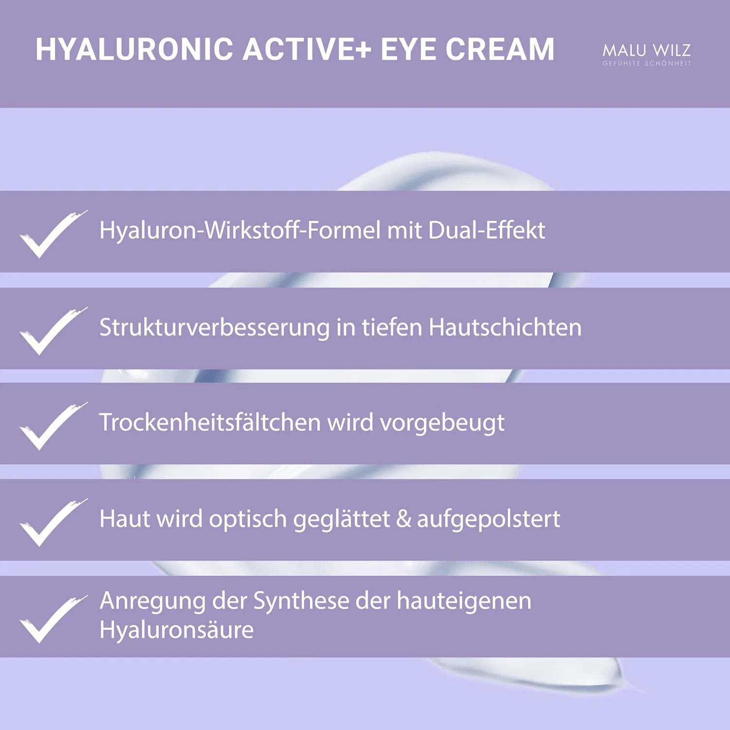 Крем для глаз «Hyaluronic Active + Eye Cream» от Malu Wilz Malu Wilz — фото 4