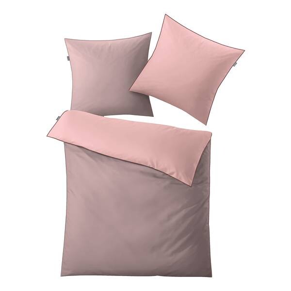 

Сатиновое постельное белье Kleine Wolke Linda, 135x1x200 см цвет old rose