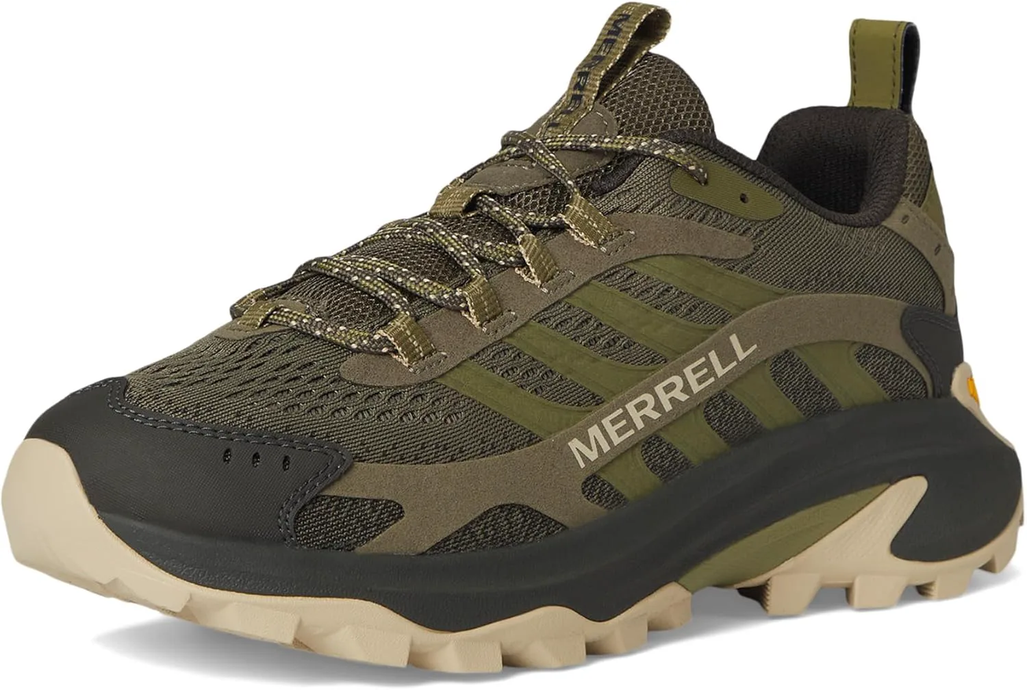 Мужские походные кроссовки Merrell Moab Speed 2, оливковый — фото 3