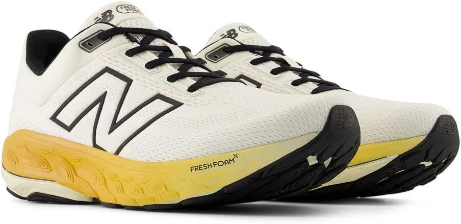 Мужские кожаные кроссовки New Balance ML574, Sea Salt Angora Dried Apricot — фото 4