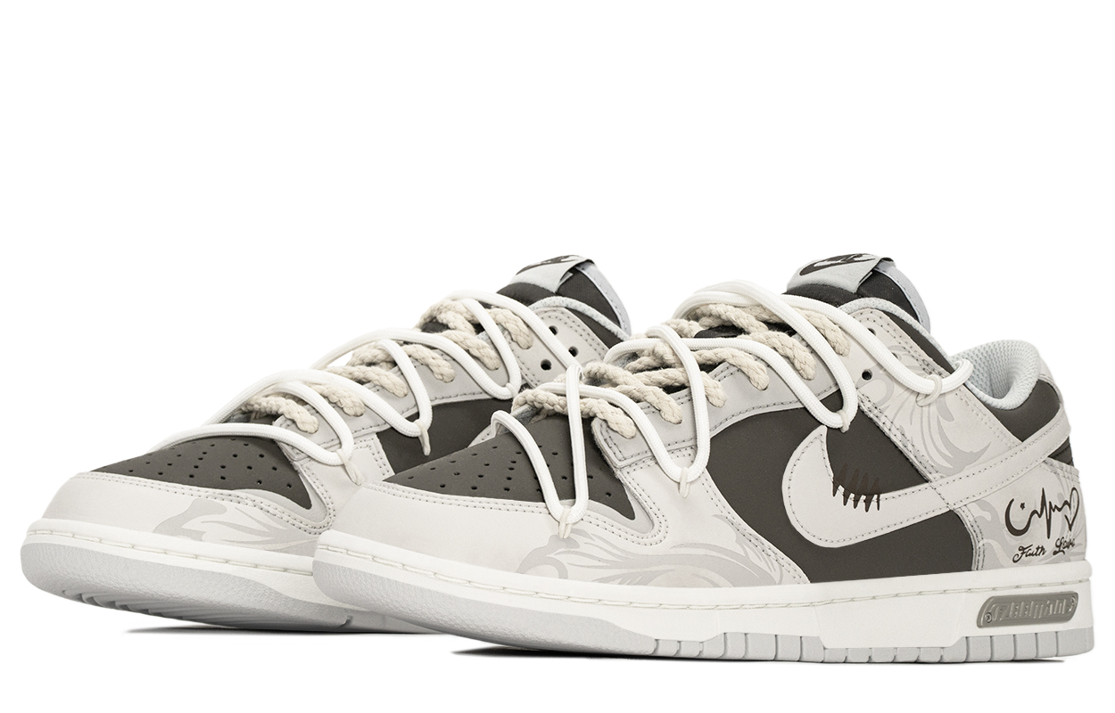 Nike Кроссовки для скейтбординга мужские низкие khaki brown — фото 4