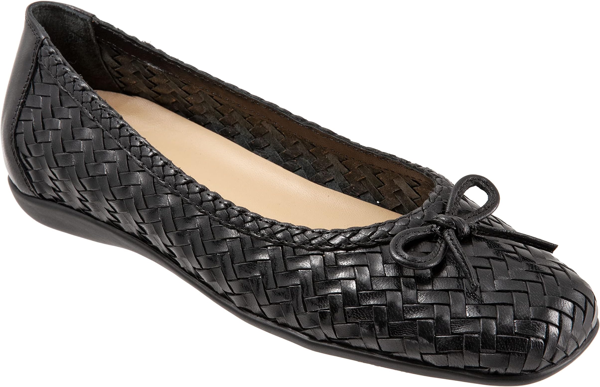 Балетки Trotters Gillian, Black Leather