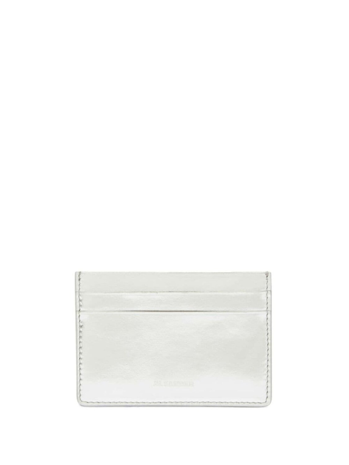 

Jil Sander кожаный держатель карт с логотипом, серый