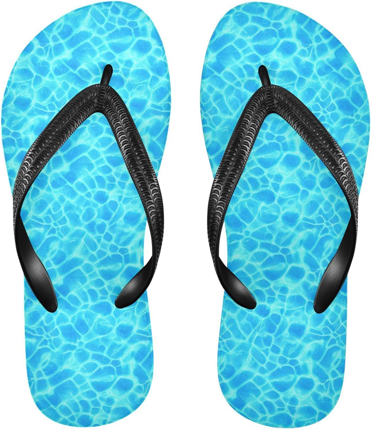 

Вьетнамки с бирюзовой подошвой для пляжа, с резиновой подошвой, нескользящие, летние шлепанцы для женщин и мужчин Sinestour