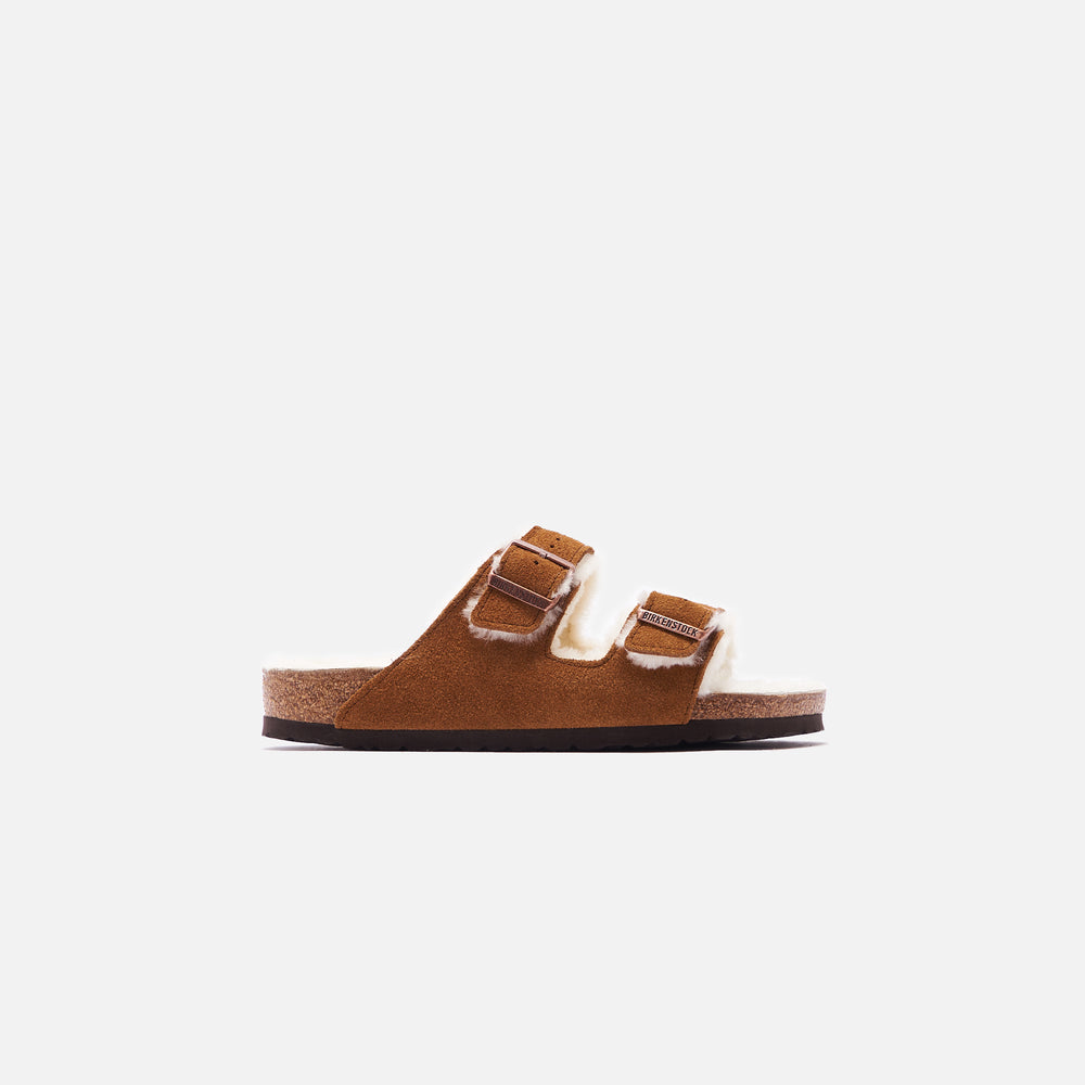 

Сандалии Birkenstock Arizona Shearling, цвет Mink/Natural