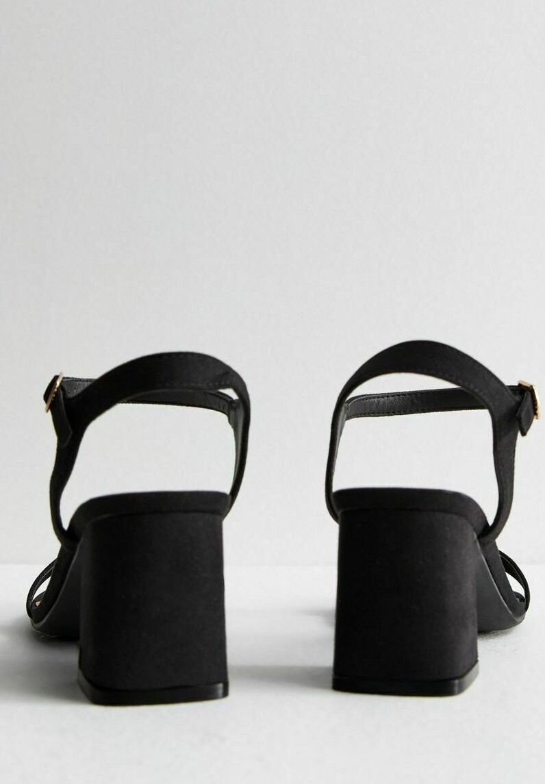 Сандалии на голенище 2 PART BLOCK HEEL New Look, цвет black — фото 4