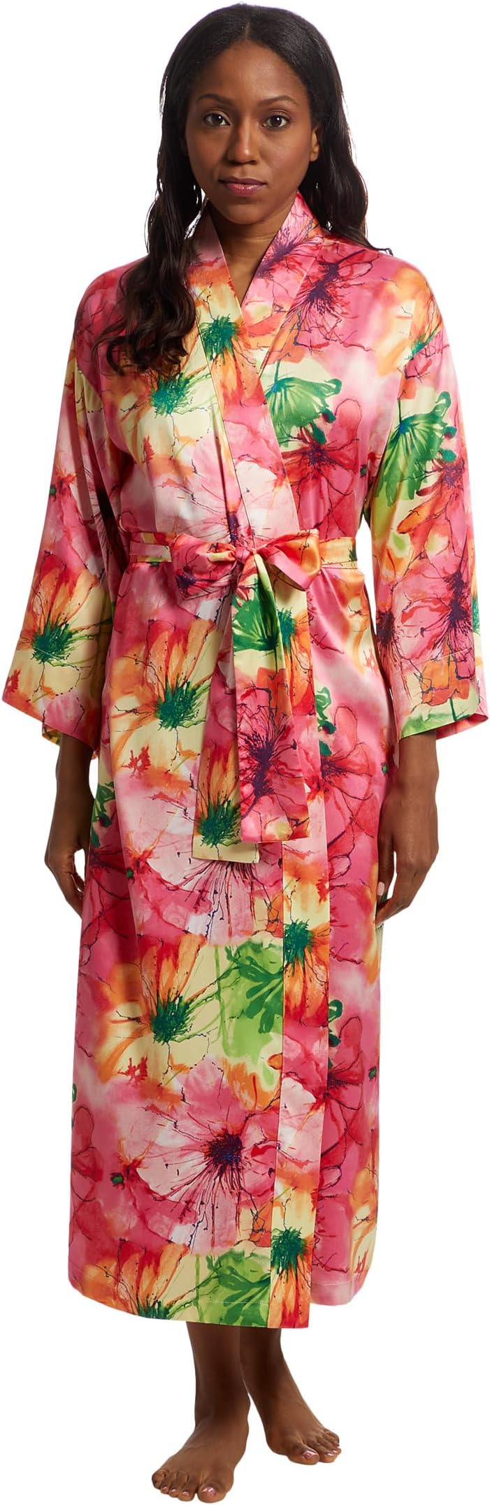 

Женский атласный халат Radiance N by Natori, Multi