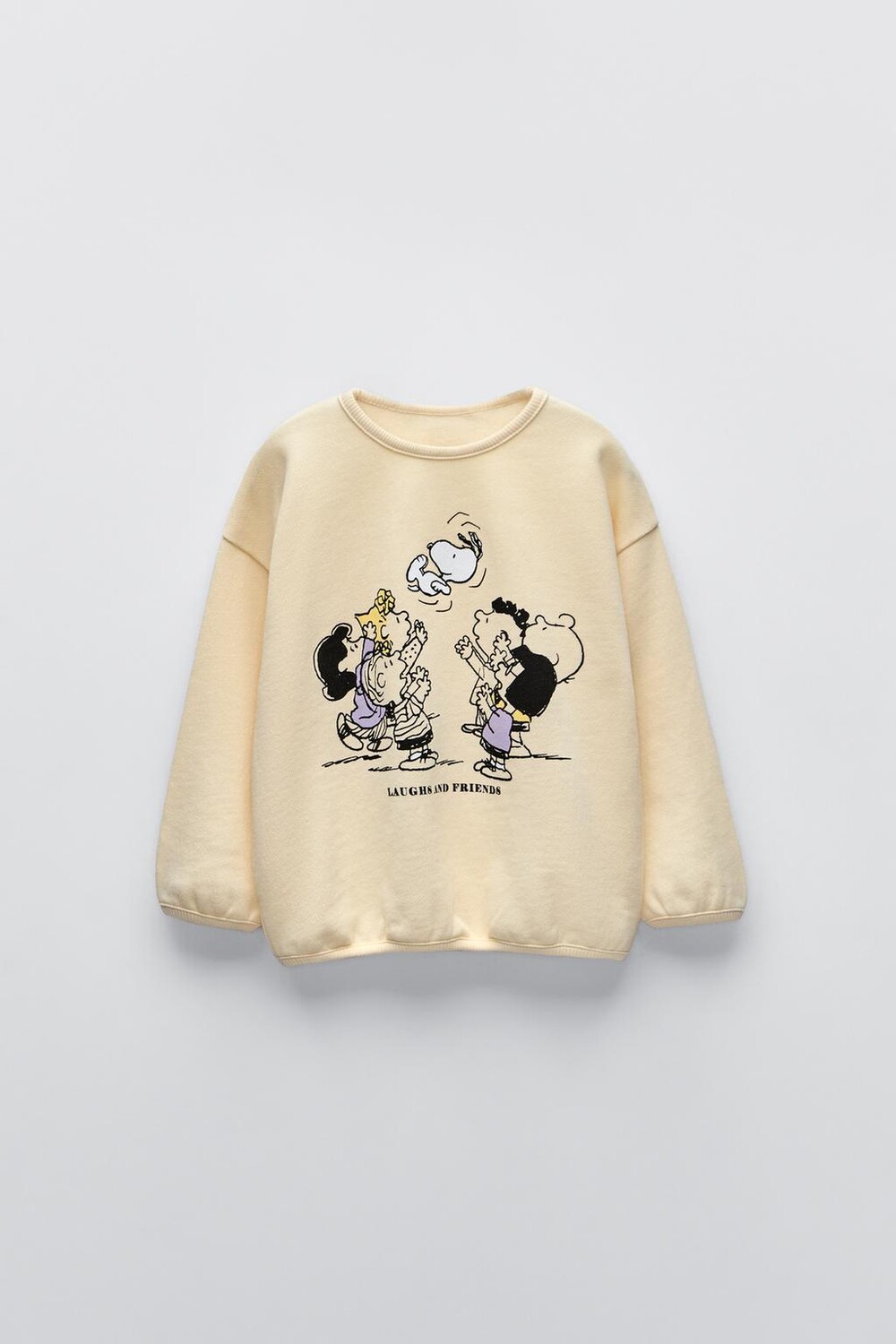 

Лонгслив с принтом Snoopy Peanuts ZARA, экрю