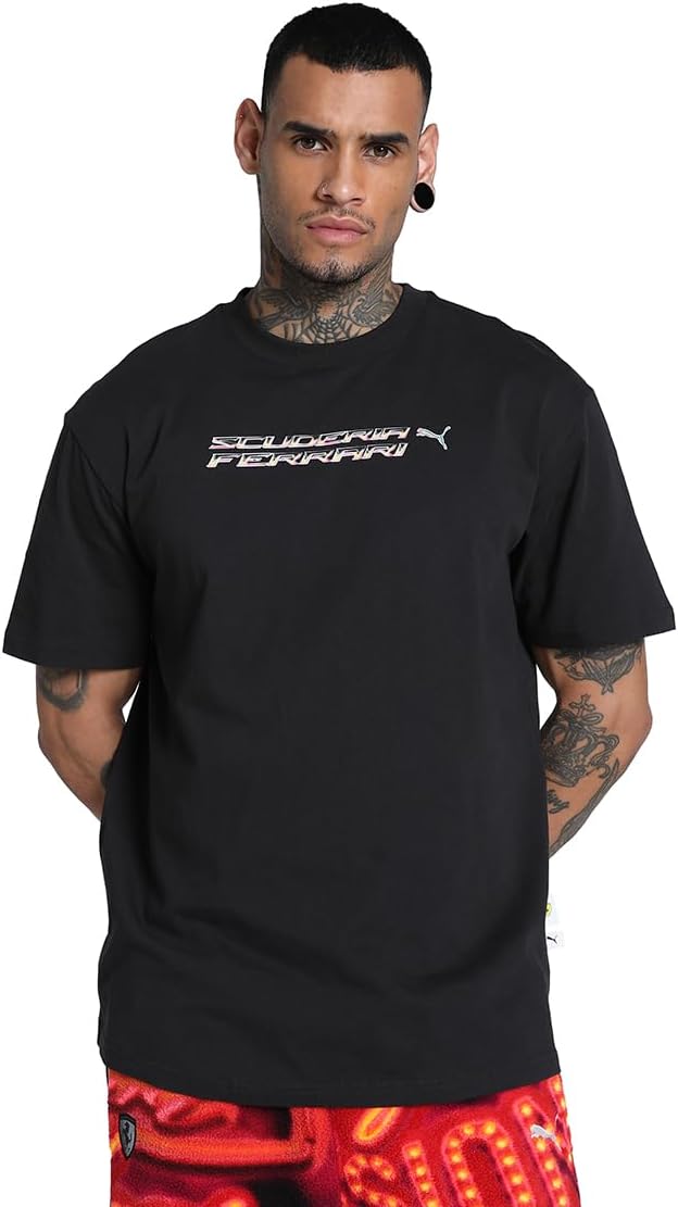 

Футболка PUMA 627038 Casual FERRARI RACE STATEMENT TEE, мужская, черный