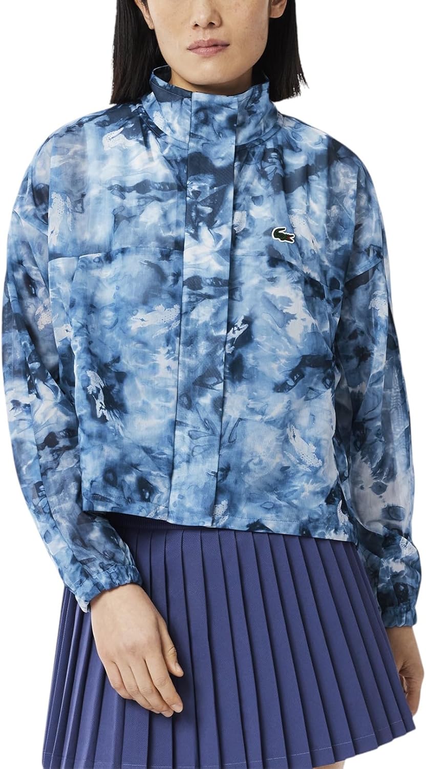 Куртка спортивная Lacoste Primerose/Cosmic с принтом крокодила