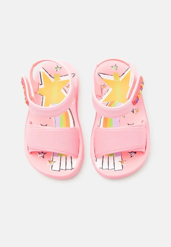 Разноцветные/Розовые сандалии Mini Melissa, Multi-Coloured/Pink — фото 4