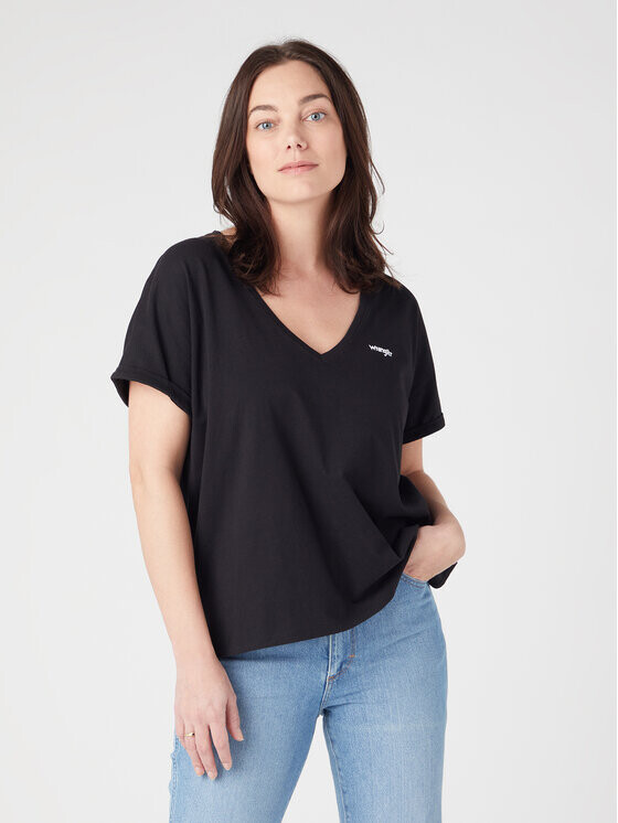 

Футболка стандартного кроя Wrangler, черный