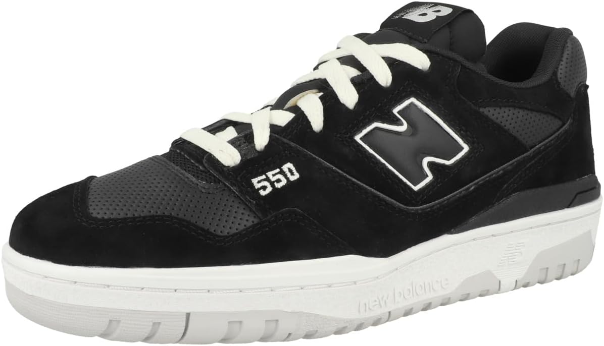 Мужские кроссовки New Balance 550, Black/White/Grey Matter — фото 4