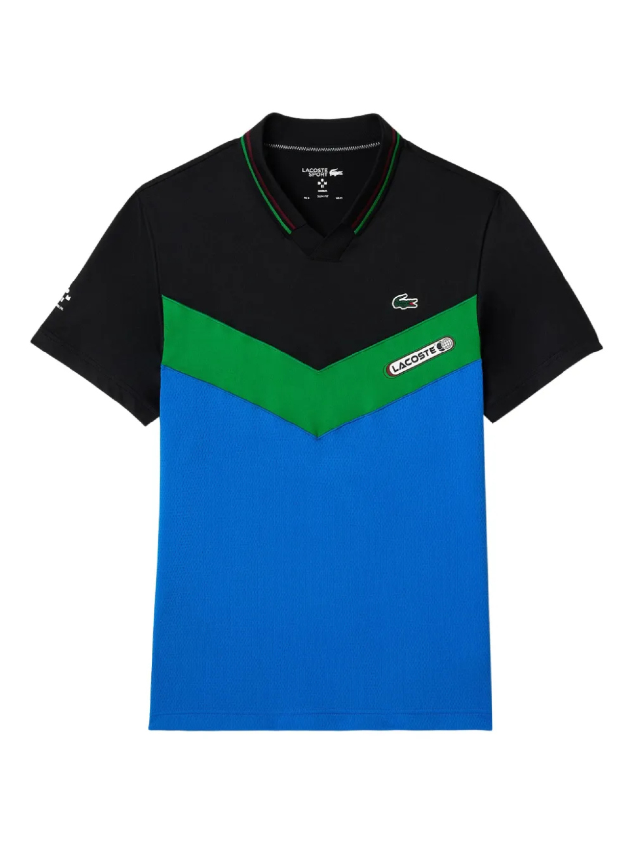 

Рубашка поло с короткими рукавами Lacoste, черный