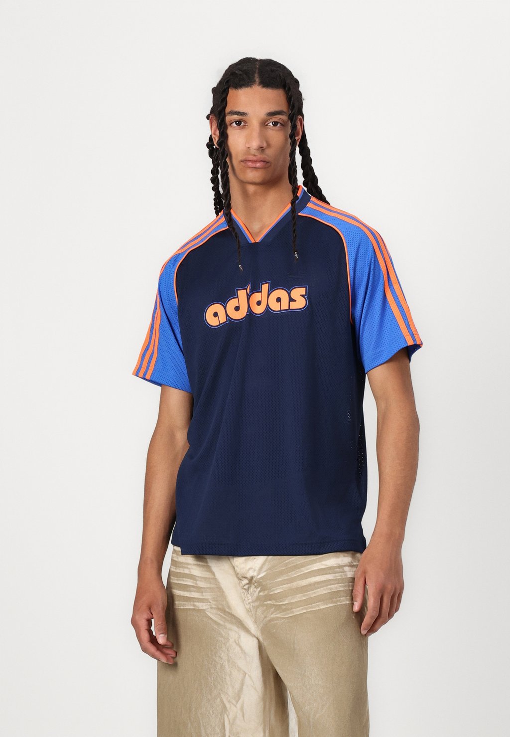 

Футболка с принтом UNISEX Adidas Originals, темно-синий
