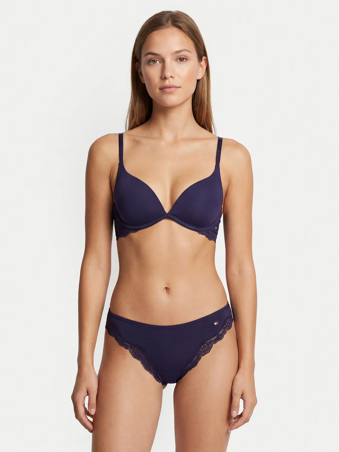 Женские классические женские трусики Tommy Hilfiger, темно-синий — фото 2