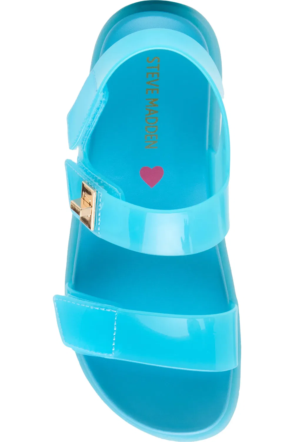 Детские сандалии слингбэк на платформе JMona Steve Madden, синий — фото 4